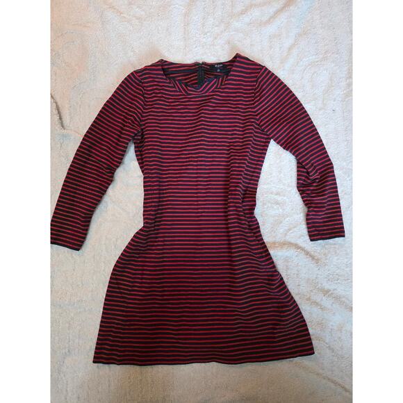 🔴 Madewell Sorbonne Dress in Sailor Stripe – Size L - Picture 2 of 6